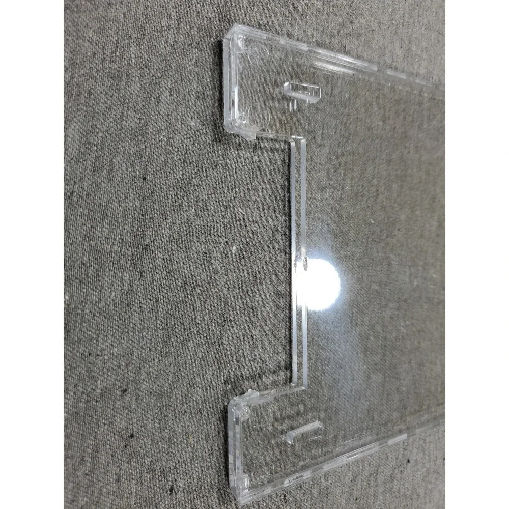 Six Acrylic Retail Sign Holders Table, Shelf Top Vertical Portrait 5